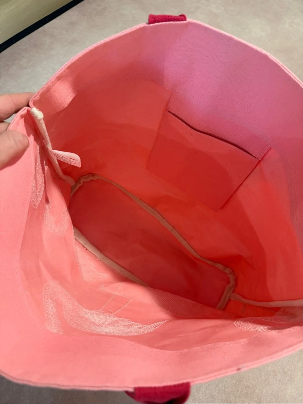 Pink Flamingo Sequin Tote Bag - Unbranded
